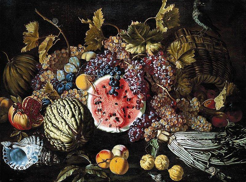 RUOPPOLO, Giovanni Battista Bodegon con frutas de Giovanni Battista Ruoppolo